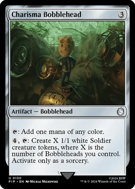 Charisma Bobblehead, Fallout — Magic: The Gathering card