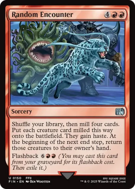 Random Encounter, Final Fantasy — Magic: The Gathering card