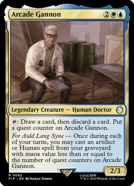 Arcade Gannon, Fallout — Magic: The Gathering card