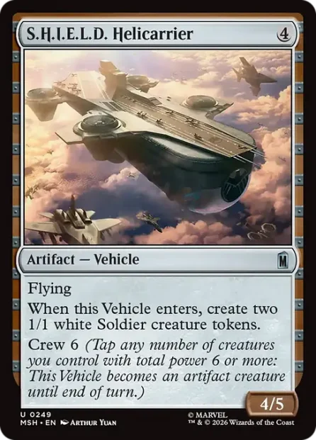 S.H.I.E.L.D. Helicarrier, Marvel Super Heroes — Magic: The Gathering card