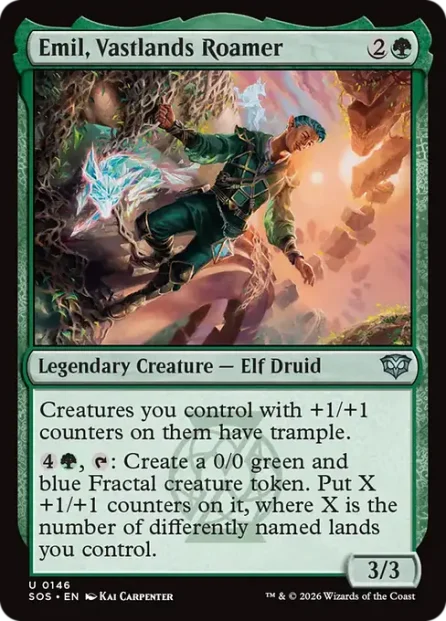 Emil, Vastlands Roamer, Secrets of Strixhaven — Magic: The Gathering card
