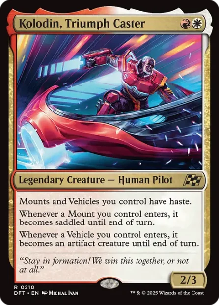 Kolodin, Triumph Caster, Aetherdrift — Magic: The Gathering card