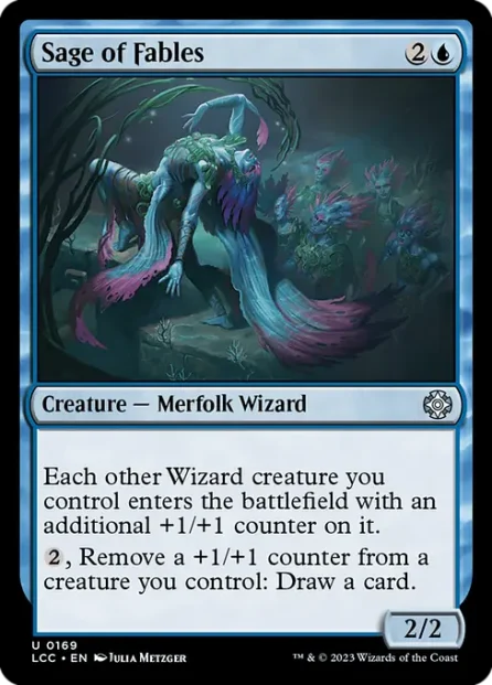 Sage of Fables, The Lost Caverns of Ixalan Commander — Magic: The Gathering card