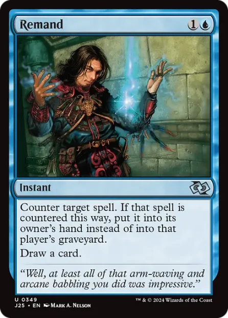 Remand, Foundations Jumpstart — Magic: The Gathering card