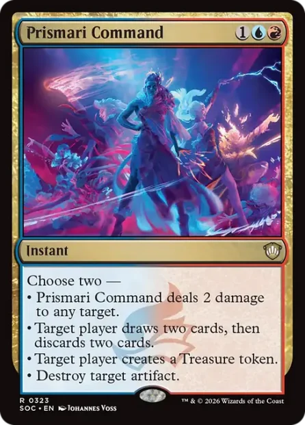 Prismari Command, Secrets of Strixhaven Commander — Magic: The Gathering card