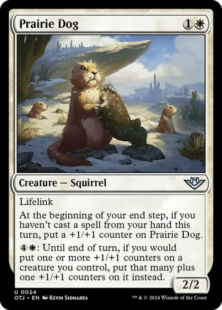Prairie Dog, Outlaws of Thunder Junction — Magic: The Gathering card