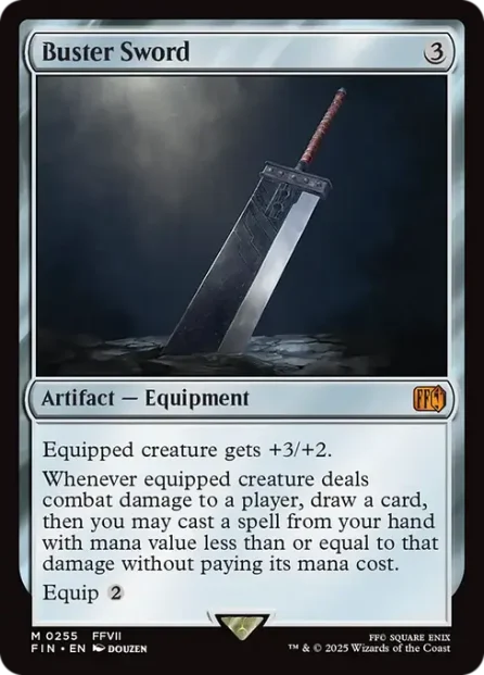Buster Sword, Final Fantasy — Magic: The Gathering card