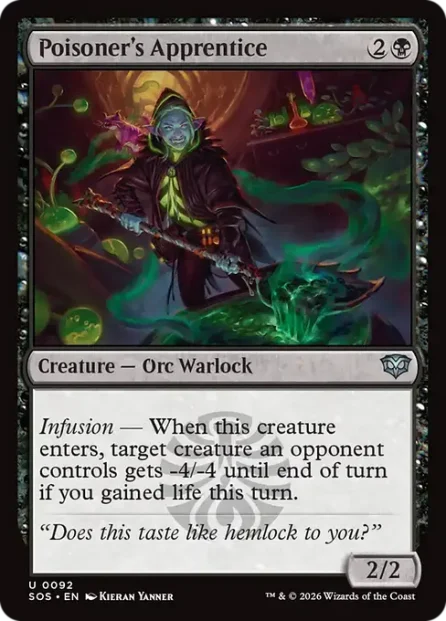Poisoner's Apprentice, Secrets of Strixhaven — Magic: The Gathering card