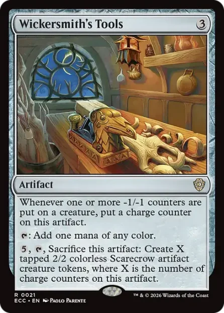 Wickersmith's Tools, Lorwyn Eclipsed Commander — Magic: The Gathering card