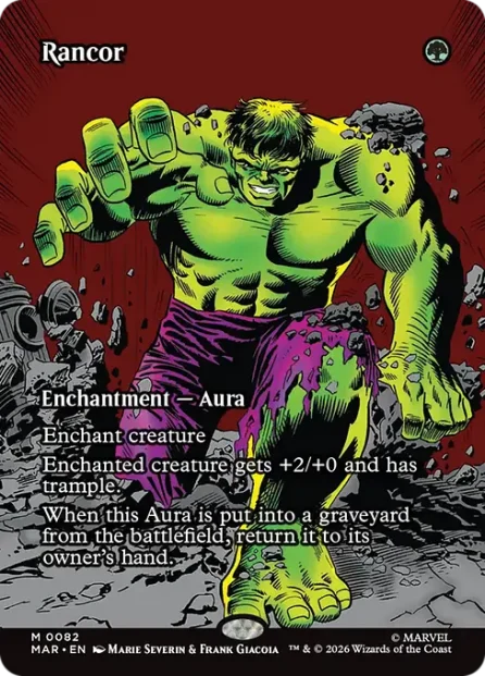 Rancor, Marvel Universe — Magic: The Gathering card