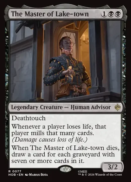 The Master of Lake-town, The Hobbit — Magic: The Gathering card