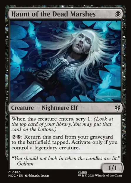 Haunt of the Dead Marshes, The Hobbit Eternal — Magic: The Gathering card