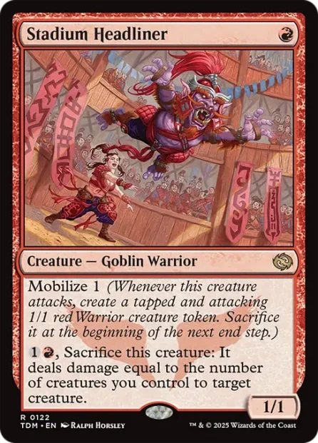Stadium Headliner, Tarkir: Dragonstorm — Magic: The Gathering card