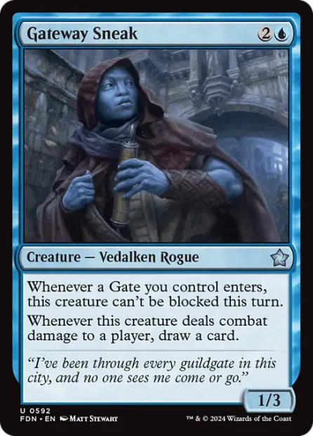 Gateway Sneak, Foundations — Magic: The Gathering card