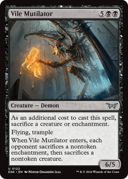 Vile Mutilator, Duskmourn: House of Horror — Magic: The Gathering card