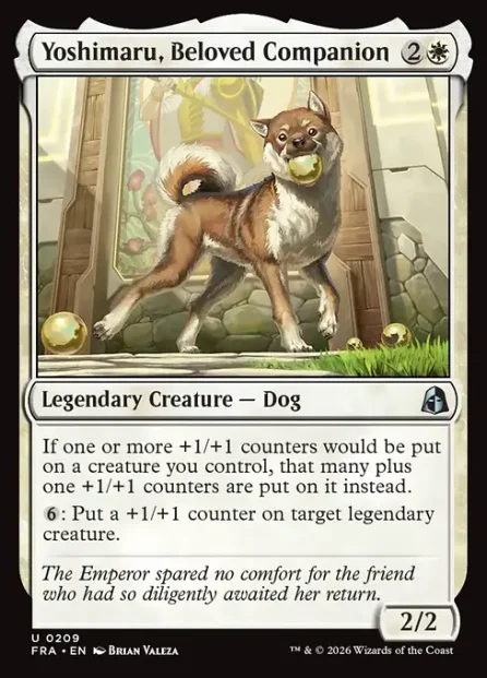 Yoshimaru, Beloved Companion, Reality Fracture — Magic: The Gathering card