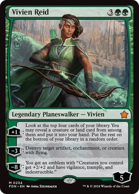 Vivien Reid, Foundations — Magic: The Gathering card