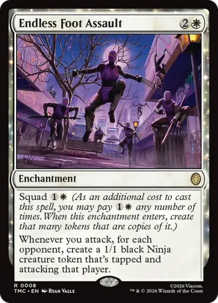 Endless Foot Assault, Teenage Mutant Ninja Turtles Eternal — Magic: The Gathering card