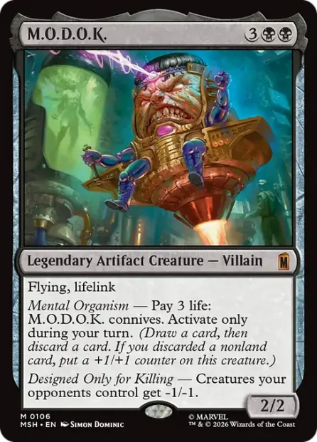 M.O.D.O.K., Marvel Super Heroes — Magic: The Gathering card