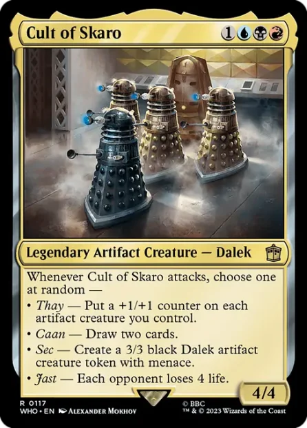 Cult of Skaro, Doctor Who — Magic: The Gathering card
