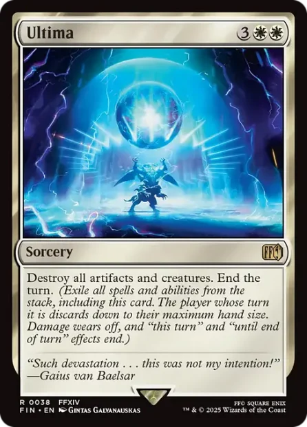 Ultima, Final Fantasy — Magic: The Gathering card