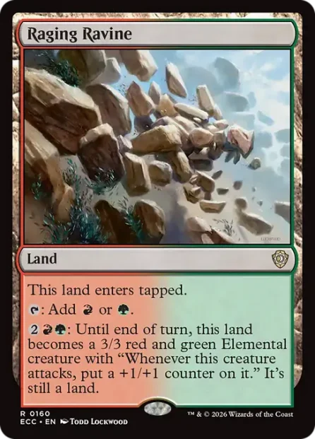 Raging Ravine, Lorwyn Eclipsed Commander — Magic: The Gathering card