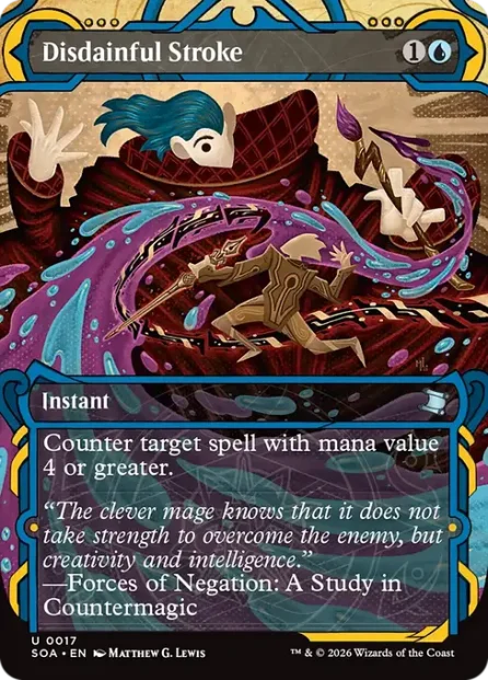 Disdainful Stroke, Secrets of Strixhaven Mystical Archive — Magic: The Gathering card