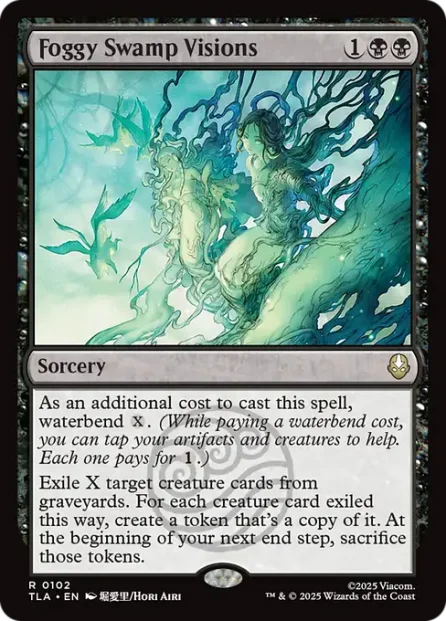 Foggy Swamp Visions, Avatar: The Last Airbender — Magic: The Gathering card