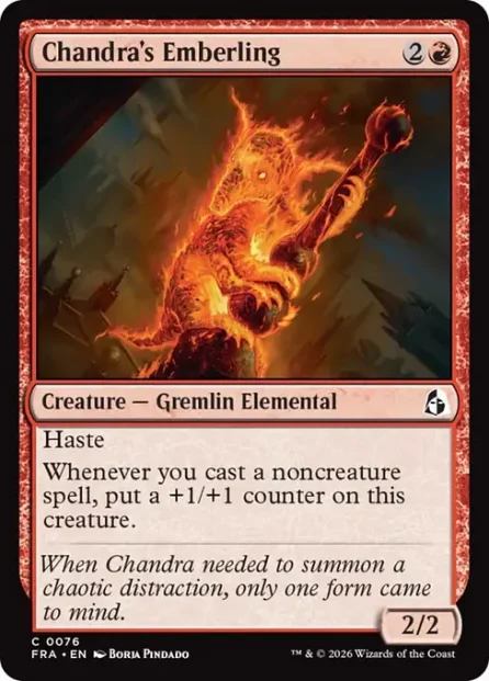 Chandra's Emberling, Reality Fracture — Magic: The Gathering card