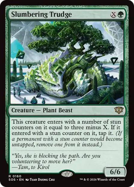 Slumbering Trudge, Secrets of Strixhaven — Magic: The Gathering card