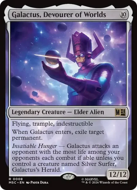 Galactus, Devourer of Worlds, Marvel Super Heroes Commander — Magic: The Gathering card