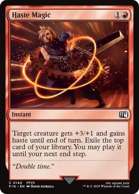 Haste Magic, Final Fantasy — Magic: The Gathering card