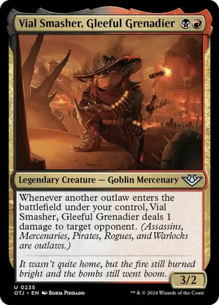 Vial Smasher, Gleeful Grenadier, Outlaws of Thunder Junction — Magic: The Gathering card