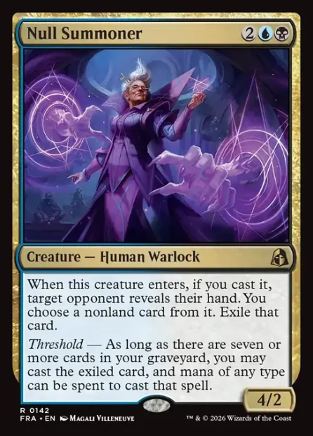 Null Summoner, Reality Fracture — Magic: The Gathering card
