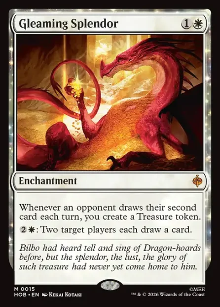 Gleaming Splendor, The Hobbit — Magic: The Gathering card