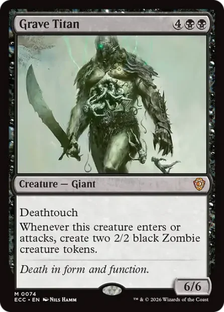 Grave Titan, Lorwyn Eclipsed Commander — Magic: The Gathering card