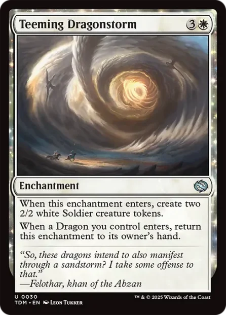 Teeming Dragonstorm, Tarkir: Dragonstorm — Magic: The Gathering card