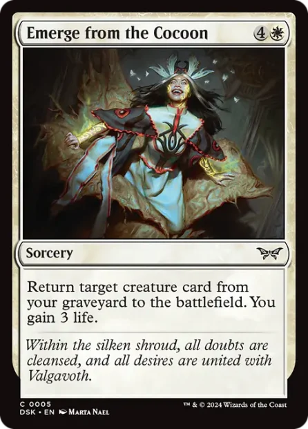 Emerge from the Cocoon, Duskmourn: House of Horror — Magic: The Gathering card