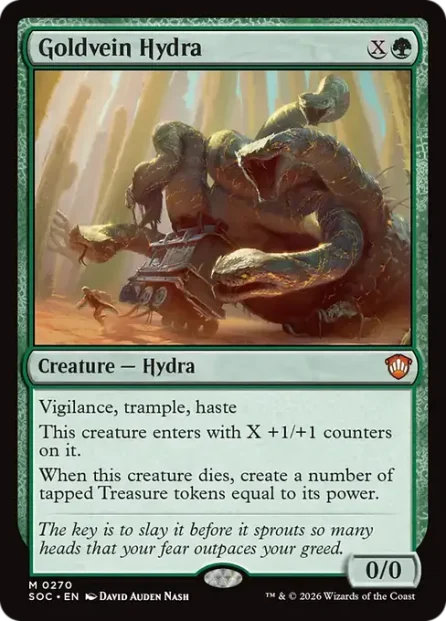 Goldvein Hydra, Secrets of Strixhaven Commander — Magic: The Gathering card
