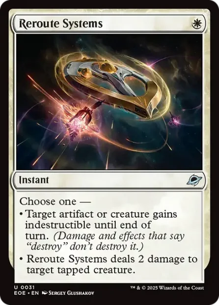 Reroute Systems, Edge of Eternities — Magic: The Gathering card