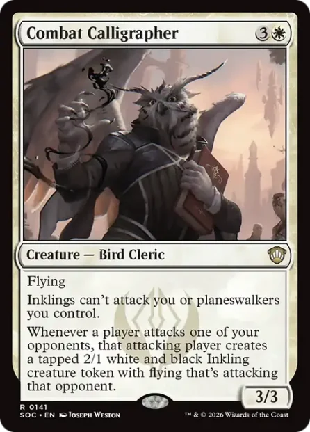 Combat Calligrapher, Secrets of Strixhaven Commander — Magic: The Gathering card
