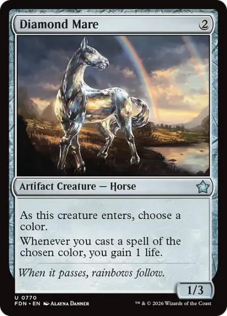 Diamond Mare, Foundations — Magic: The Gathering card