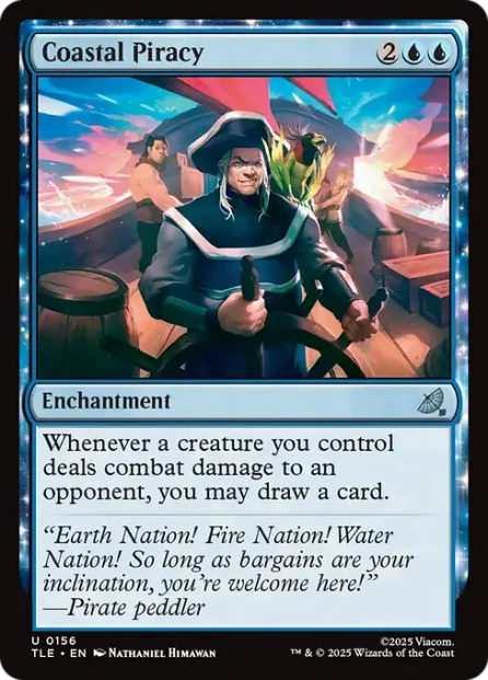 Coastal Piracy, Avatar: The Last Airbender Eternal — Magic: The Gathering card