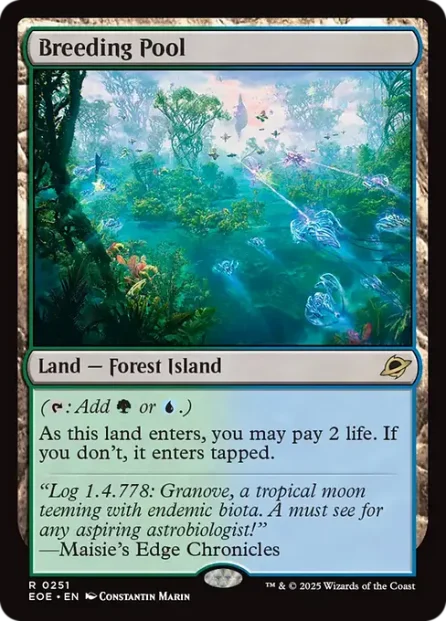 Breeding Pool, Edge of Eternities — Magic: The Gathering card