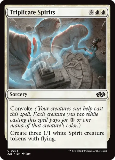 Triplicate Spirits, Foundations Jumpstart — Magic: The Gathering card
