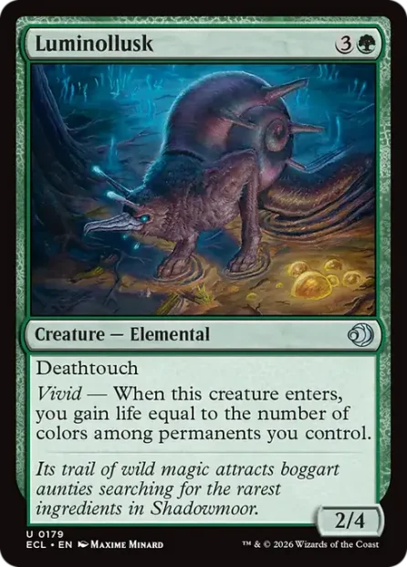 Luminollusk, Lorwyn Eclipsed — Magic: The Gathering card