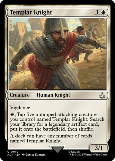 Templar Knight, Assassin's Creed — Magic: The Gathering card