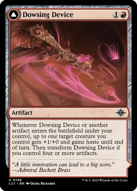 Dowsing Device // Geode Grotto, The Lost Caverns of Ixalan — Magic: The Gathering card