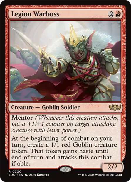 Legion Warboss, Tarkir: Dragonstorm Commander — Magic: The Gathering card