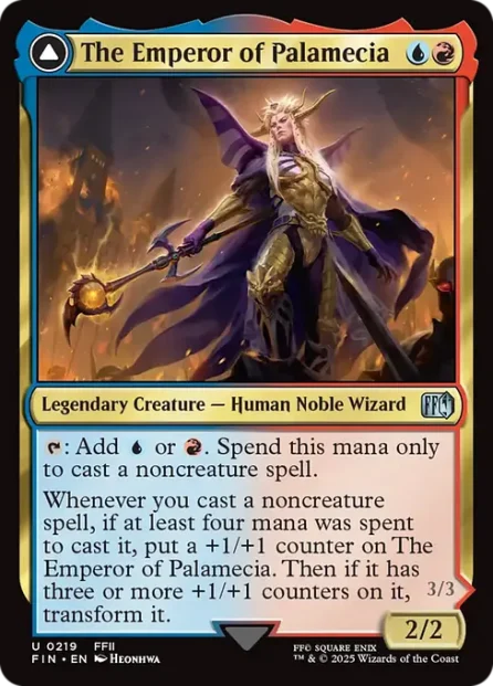 The Emperor of Palamecia // The Lord Master of Hell, Final Fantasy — Magic: The Gathering card